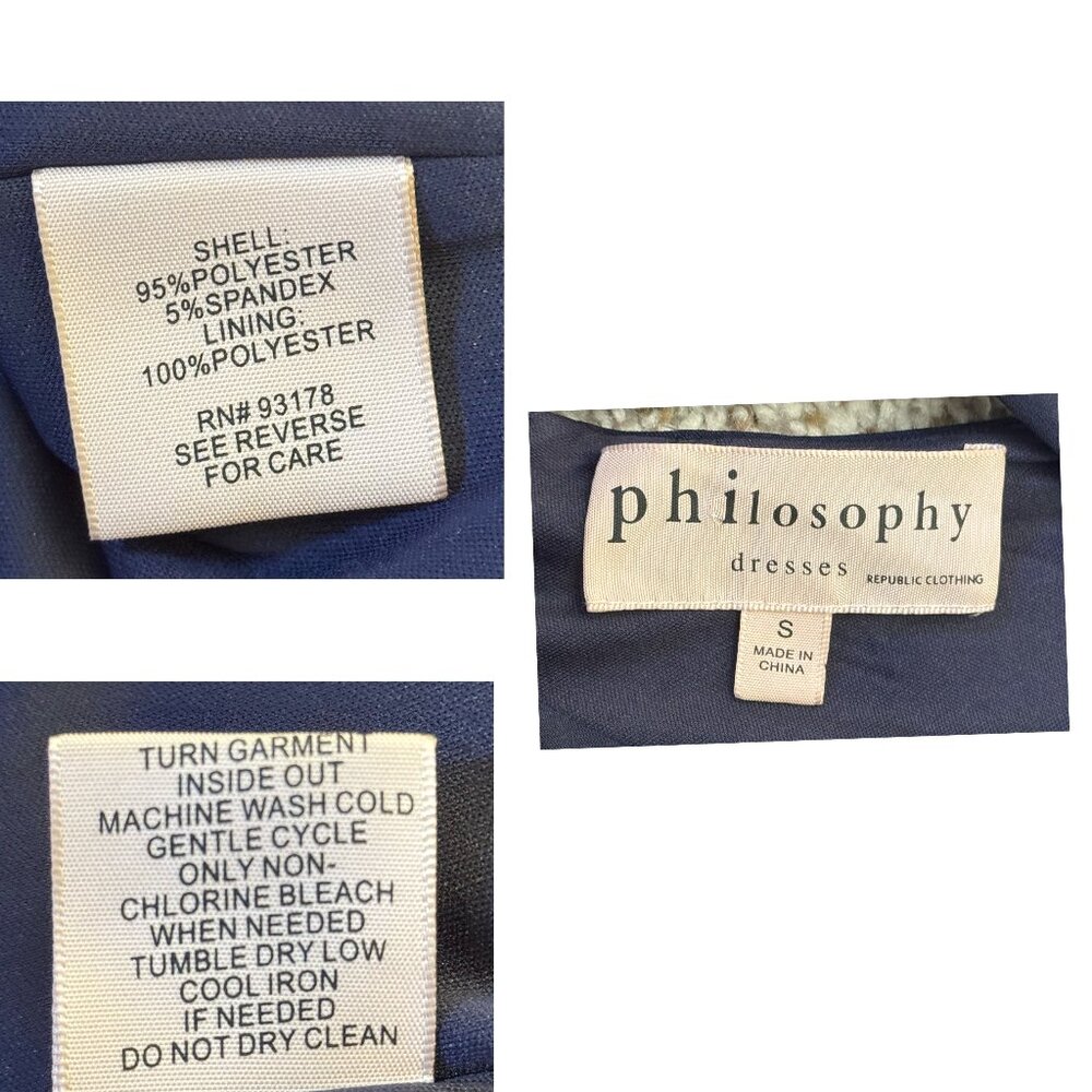 Philosophy Black Rhinestone Pattern Sleeveless Na… - image 7